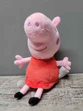 2022 Hasbro Just Play Peppa Pig 6 Plush Toy Stuffed Animal