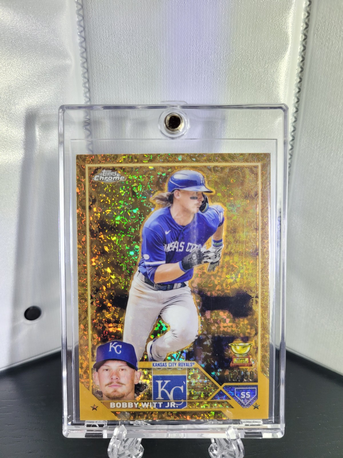 2023 Topps Gilded Collection - Bobby Witt Jr. mini diamonds #102 12/50