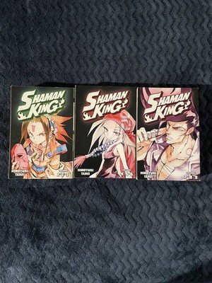 Shaman King Volumes 1-9 Kodansha Comics Hiroyuki Takei Manga Lot English