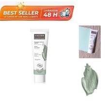 Cattier Masque à l'Argile Verte Menthe Poivrée 100ml Bio