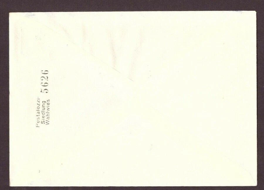 Berlin Ganzsache Ballonpost nach Stuttgart 1961 - Bild 2 von 2