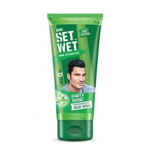 Set Wet Styling Hair Gel for Men - Party Shine, 100gm Strong Hold, High Shine