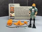 Vintage 1986 GI Joe Wetsuit v1 3.75" Hasbro Action Figure Complete w/ File Card