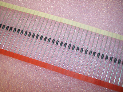 QTY (100) EGP10A GENERAL SEMI DO-204AL FAST RECOVERY RECTIFIER DIODES 1A 50V