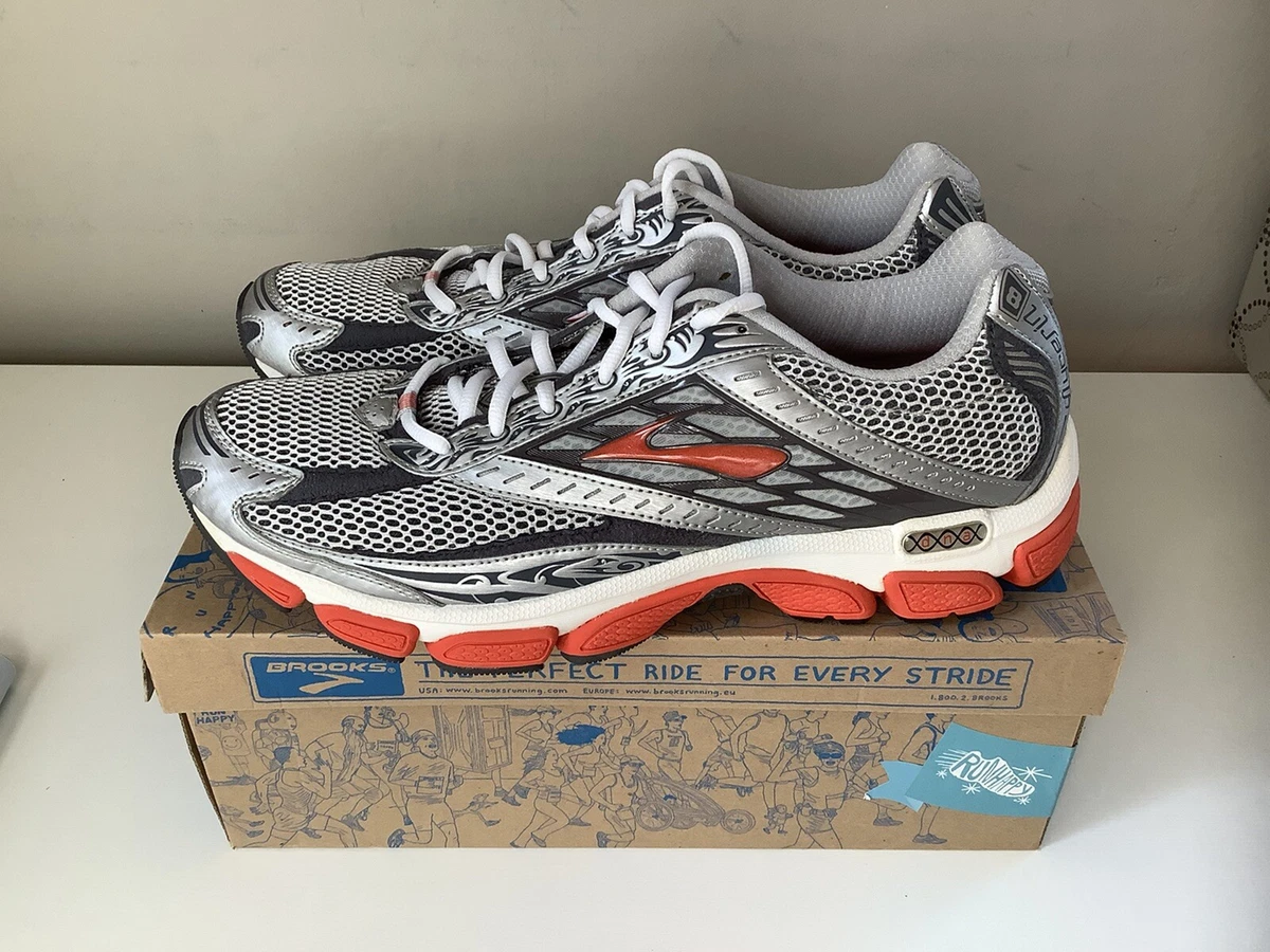 NEW Brooks Glycerin 8 Men s Running Shoes Gray Orange Sz 13