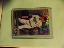 2017 Bowman Chrome Jaime Schultz Prospects Gold Shimmer Refractor #08/50 