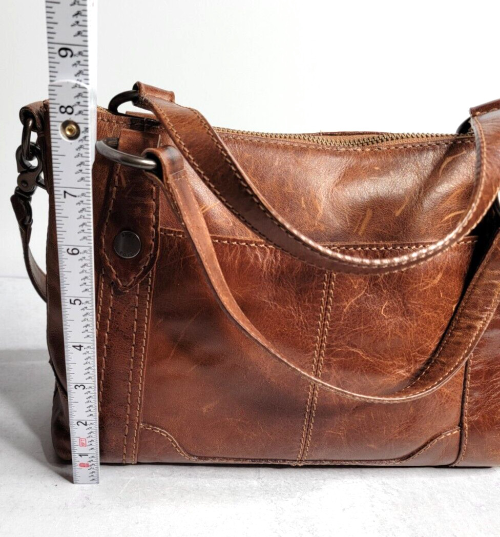 Frye Melissa Crossbody Top Handles Leather Handbag Gem