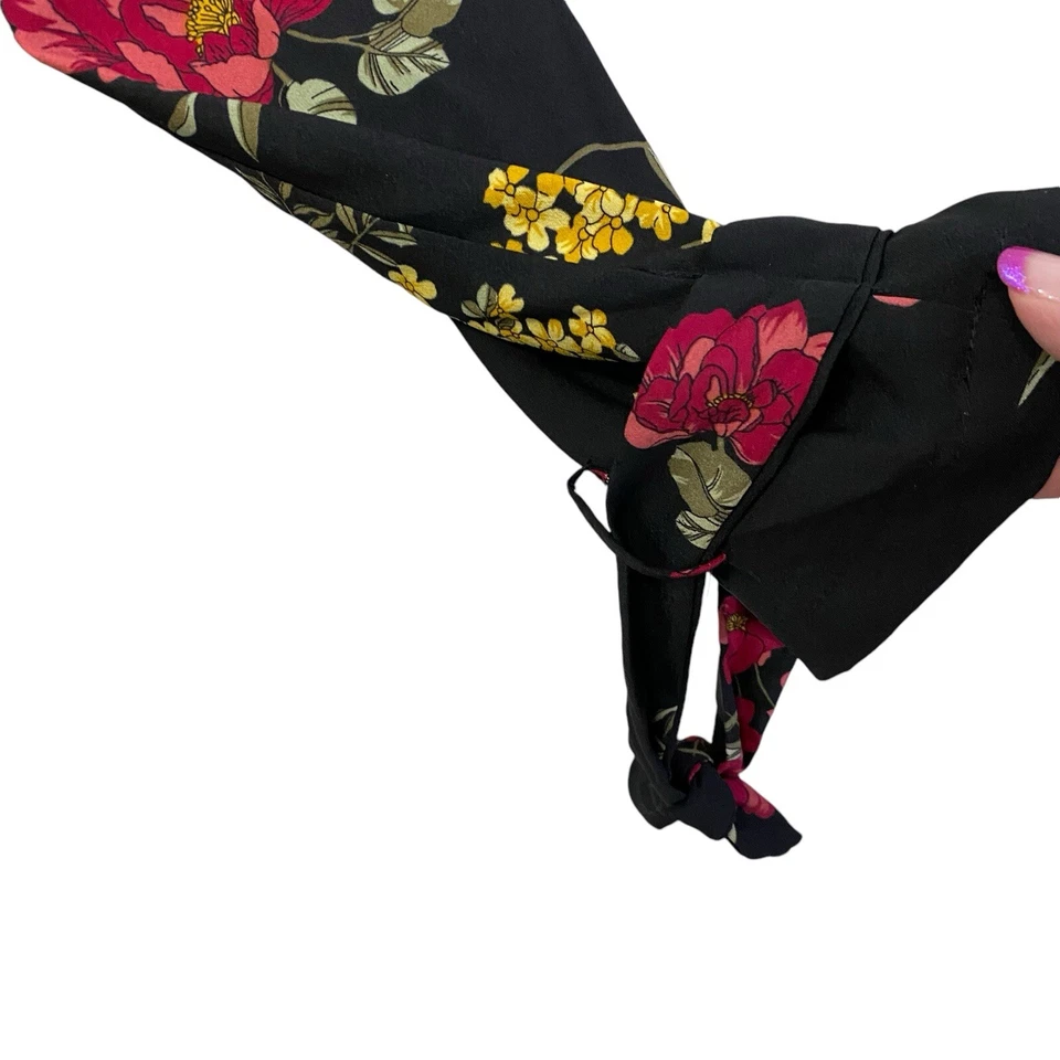 Blazer Roz & Ali Mujer 1X Floral Longline Plumero Trabajo Oficina Informal Chaqueta Foto 4 de 4