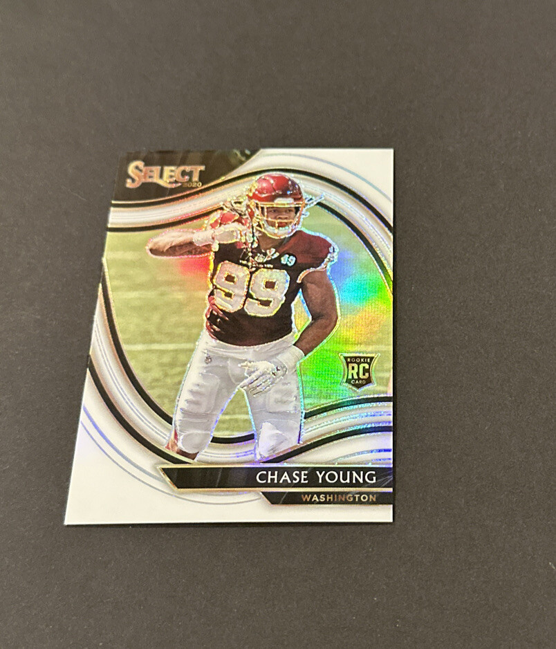 2020 SELECT CHASE YOUNG FIELD YOUNG WHITE PRIZM REFRACTOR SP RC #’d 33/35!