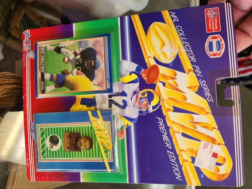 MIKE SINGLETARY CHICAGO BEARS 1990 MVP Sammler Pin & Karte Ass Neuheit NEU - Bild 16 von 18