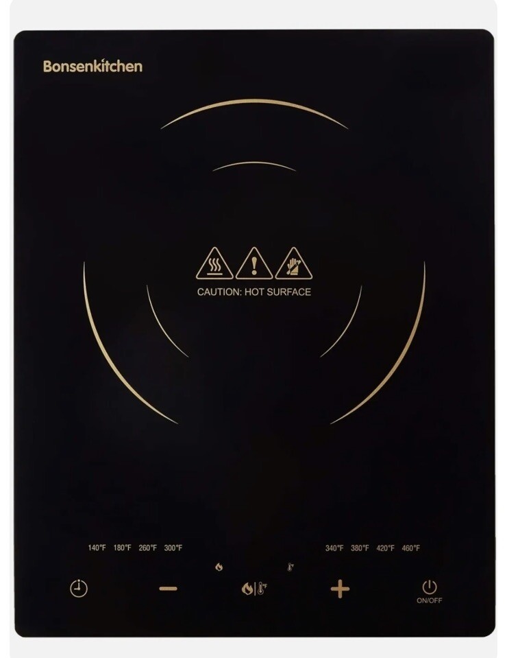 Bonsenkitchen Portable Induction Cooktop Countertop Burner 1800W