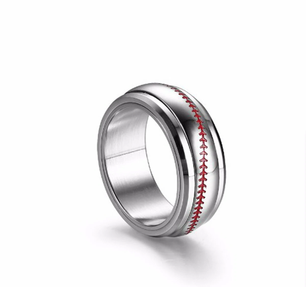 Baseball shop wedding band
