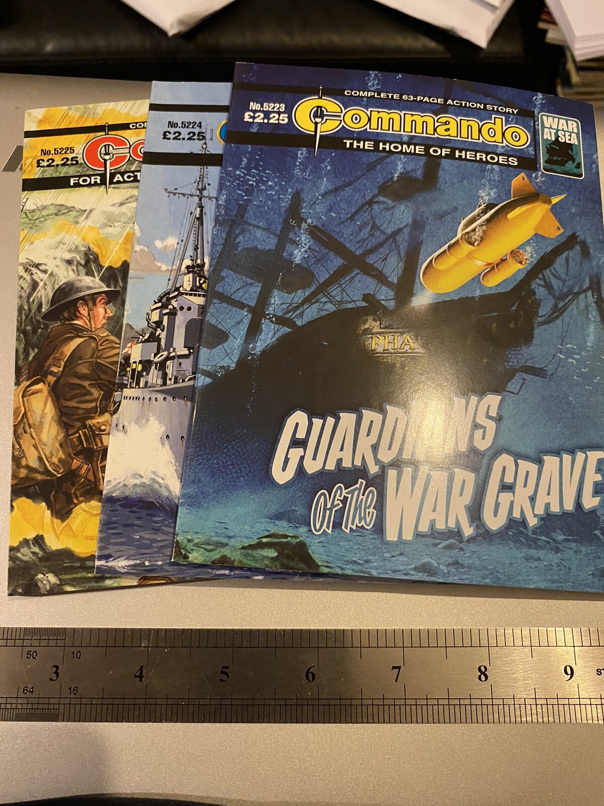 Commando Comics x3 = 5223, 5224 & 5225