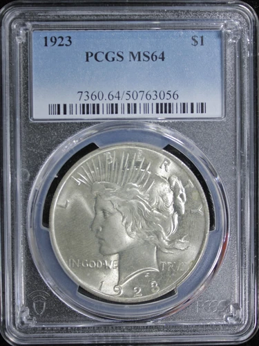 1923 PEACE DOLLAR PCGS MS-64 (2431569)