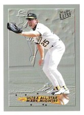 Mark McGwire 1993 Fleer Ultra ALL-STARS SP Insert #12 OAKLAND ATHLETICS