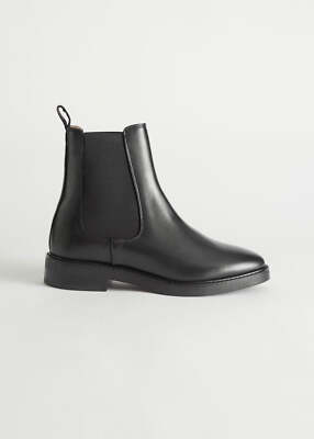 [252984] Womens & Other Stories Leather Chelsea Boots