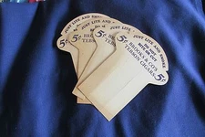 Lot 4 Brooks & Co's Tebson 5c Cigars Cardboard Store Displays, ca 1920's