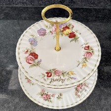 Royal Albert Flower of the month Kuchenst&auml;nder Made in England