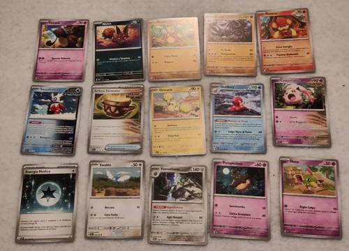 Lotto 100 carte Pokemon - 7 Holo incluse - Set : OBF - PAR - SVI - Foto 2 di 14