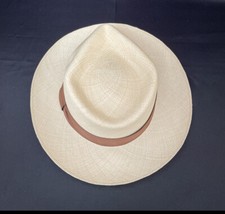 Original Panama Hat Ecuador MEN - WOMAN "DIAMOND" Size 58cm Brim 5.5cm 21 Weaves
