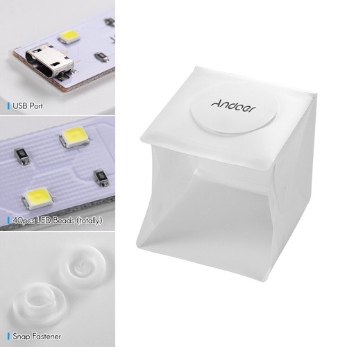 Portable Photo Box Tent Fold Softbox G0A9 - Picture 4 of 11