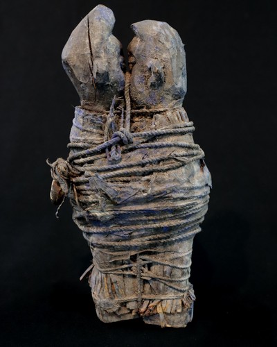 Art Africain Afrique - Statue de Protection Couple Fon Vaudou Voodoo - 22 Cms - Photo 1 sur 10