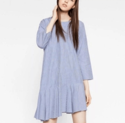 ladies asymmetric dress Pleated Dress: The Soirée or work as a Q1e Color:Gold Jade Free People Morning