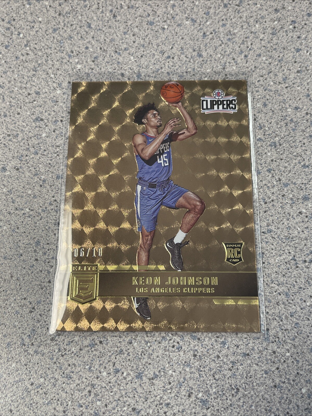 2021 Donruss Elite Keon Johnson Rookie Gold /10