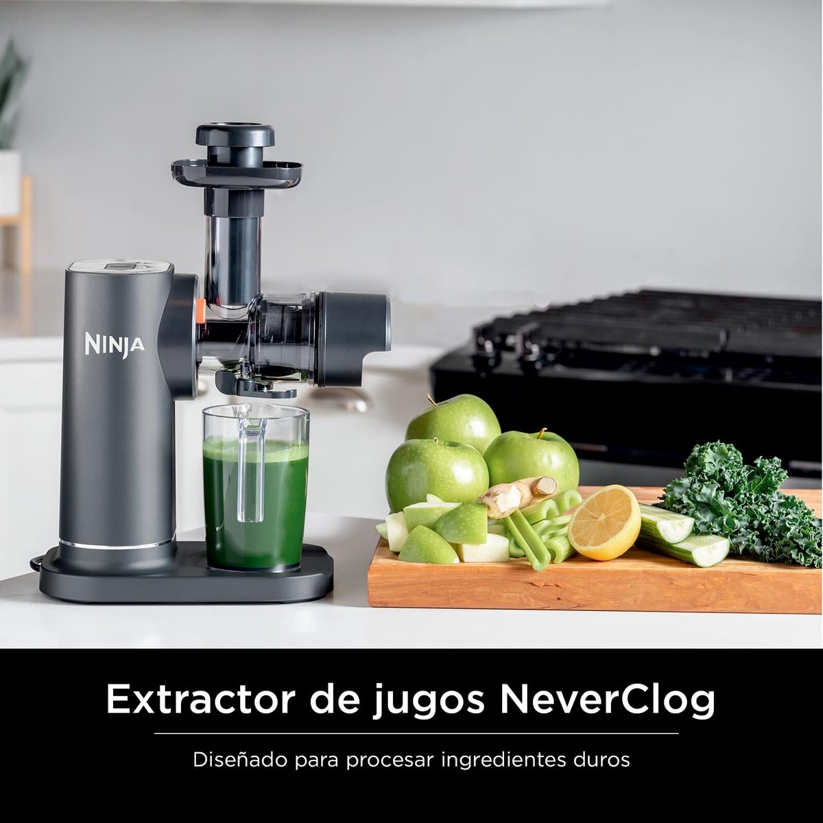 Ninja NeverClog Cold Press Juicer with Total Pulp Control and Easy