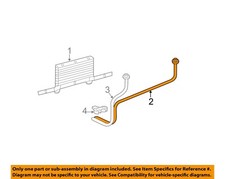 GM OEM 00-07 Avalanche 1500 Cooling Trans Oil Cooler-Outlet Pipe 15809053
