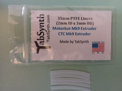 3mm 3D Printer Teflon Tube For Nozzle (5 liners) for Makerbot Mk9 Extruder