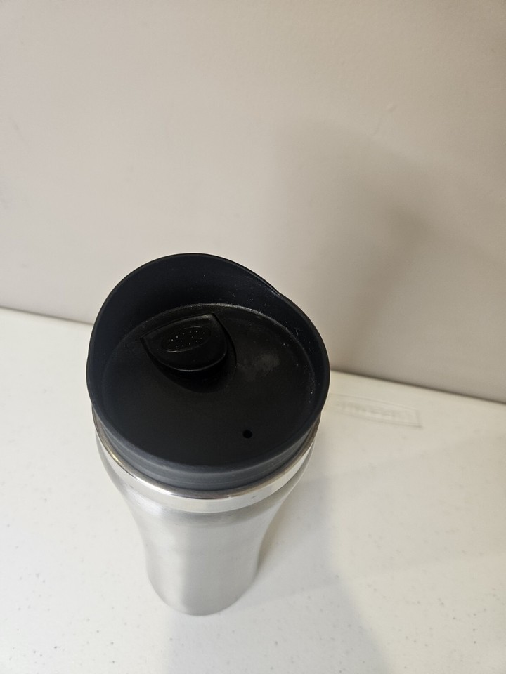 STARBUCKS Stainless Steel Travel Tumbler Mug Red Christmas Ornaments