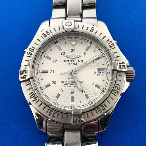 Breitling Colt 1884 A17350 Automatico Uomo Orologio in Acciaio Inox | eBay