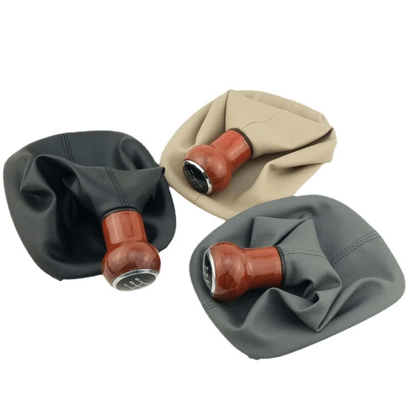 Para Volkswagen Passat 2001-2005 Manual palanca de cambios balonmano cubierta antipolvo integrada Foto 3 de 4