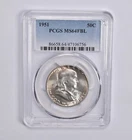 MS64 FBL 1951 Franklin Half Dollar PCGS Blue Label