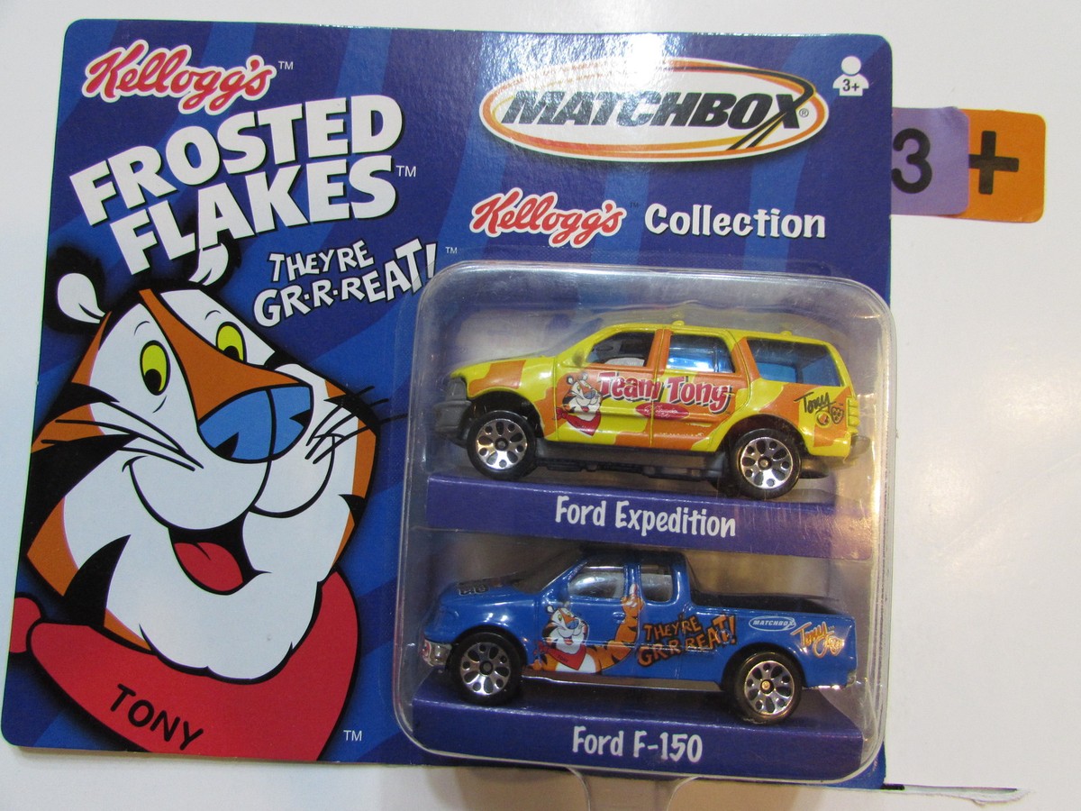 MATCHBOX 2 CAR PACK KELLOGG'S COLLECTION FORD EXPEDITION & FORD F