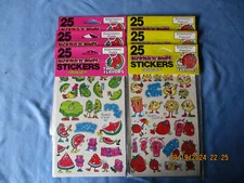 Group Of Scratch and Sniff Stickers 3+3
