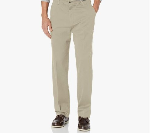 NEW Dockers Pants Signature Khaki Classic Fit Flat Front NWT Beige 32x34