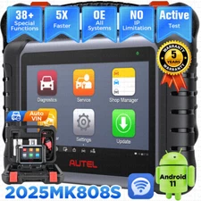 2025 Autel MaxiCOM MK808S Bi-directional Car Diagnostic Scanner Tool Key Coding