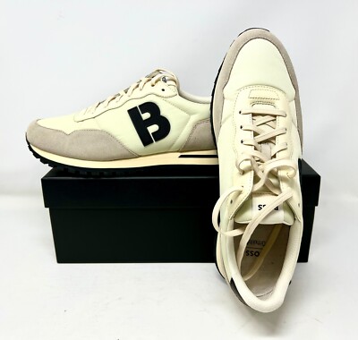Hugo Boss Mens Shoes Parkour-L Runn Nyb 1  Sneakers Light Beige Hugo Boss Mens Shoes Parkour-L Runn Nyb 1 Sneakers 11M US  main image 2