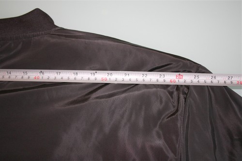 Rare NASA MA-1 Style Flight Bomber Jacket Black Space Shuttle USA Apollo11 Stars - 第 7/12 張圖片