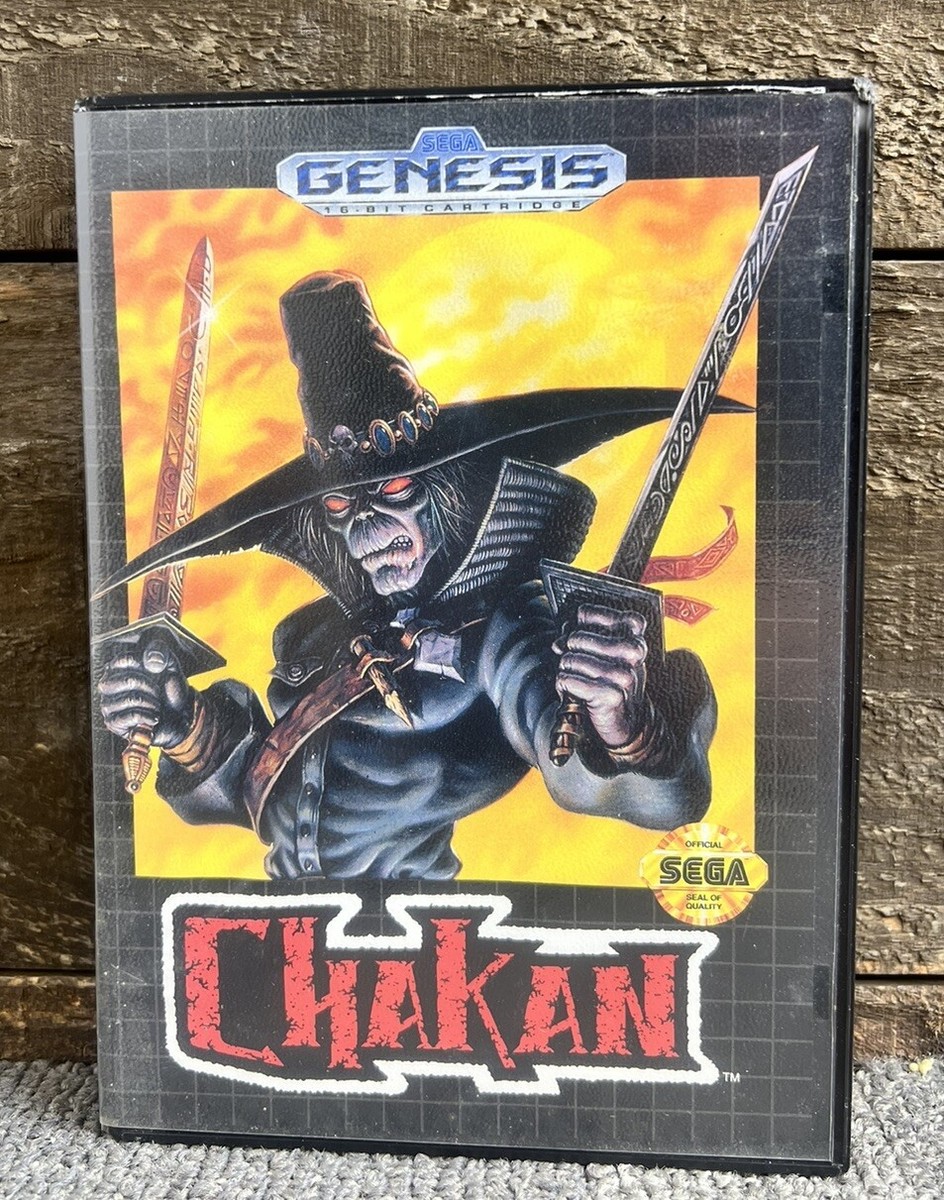 Chakan:The Forever Man【中古・MD欧州版】 Chakan The Forever Man 16 Bit Video Game Sega Genesis 1992