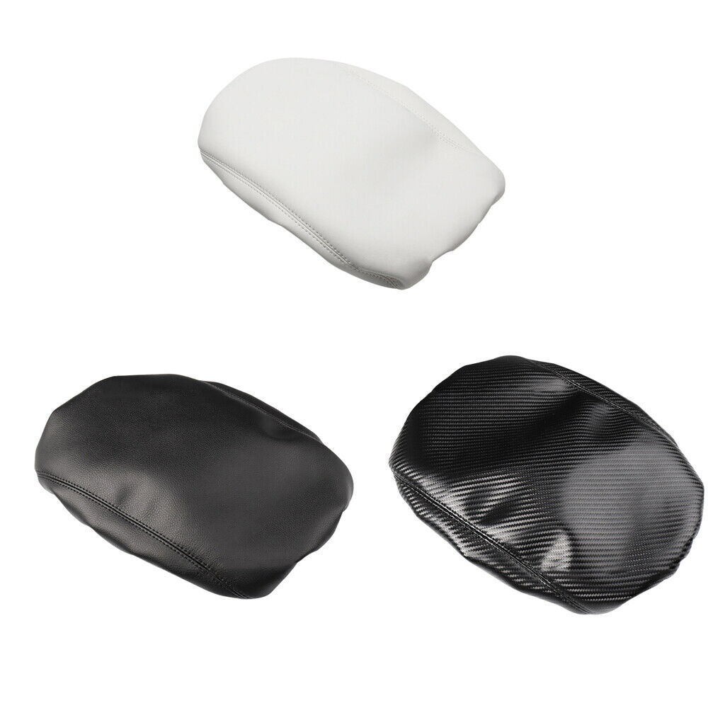 1*Car Armrest Cover For Tesla Model 3 and Tesla Model Y Black/Carbon Fiber/White