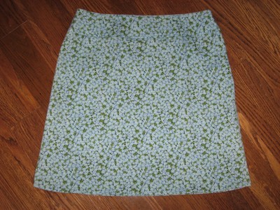 Low Cost CHAUS Misses Blue Floral Cotton Short Pencil Skirt Size 12 LNC Low Cost CHAUS Misses Blue Floral Cotton Short Pencil Skirt Size 12 LNC