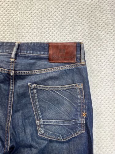 Raro jeans uomo Scotch & Soda Snatch 33x32 CAMPIONE etichetta lavaggio scuro invecchiato - Foto 19 di 20