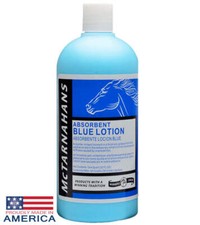 New McTARNAHANS ABSORBENT BLUE LOTION 32 oz. Horse liniment for soreness stiff