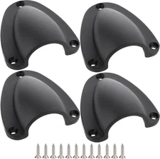 4 Pcs Large Nylon 3" Marine Wire Cable Vent Cover, Clamshell Vent for Boat, Smoo