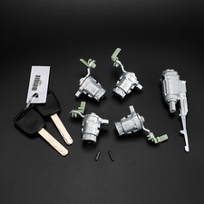 New For Honda Civic 03-05 Ignition Switch Door Lock Cylinders 2 Keys Us