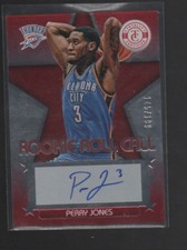 PERRY JONES 2012-13 PANINI TOTALLY CERTIFIED ROOKIE ROLL CALL AUTO #27  /199
