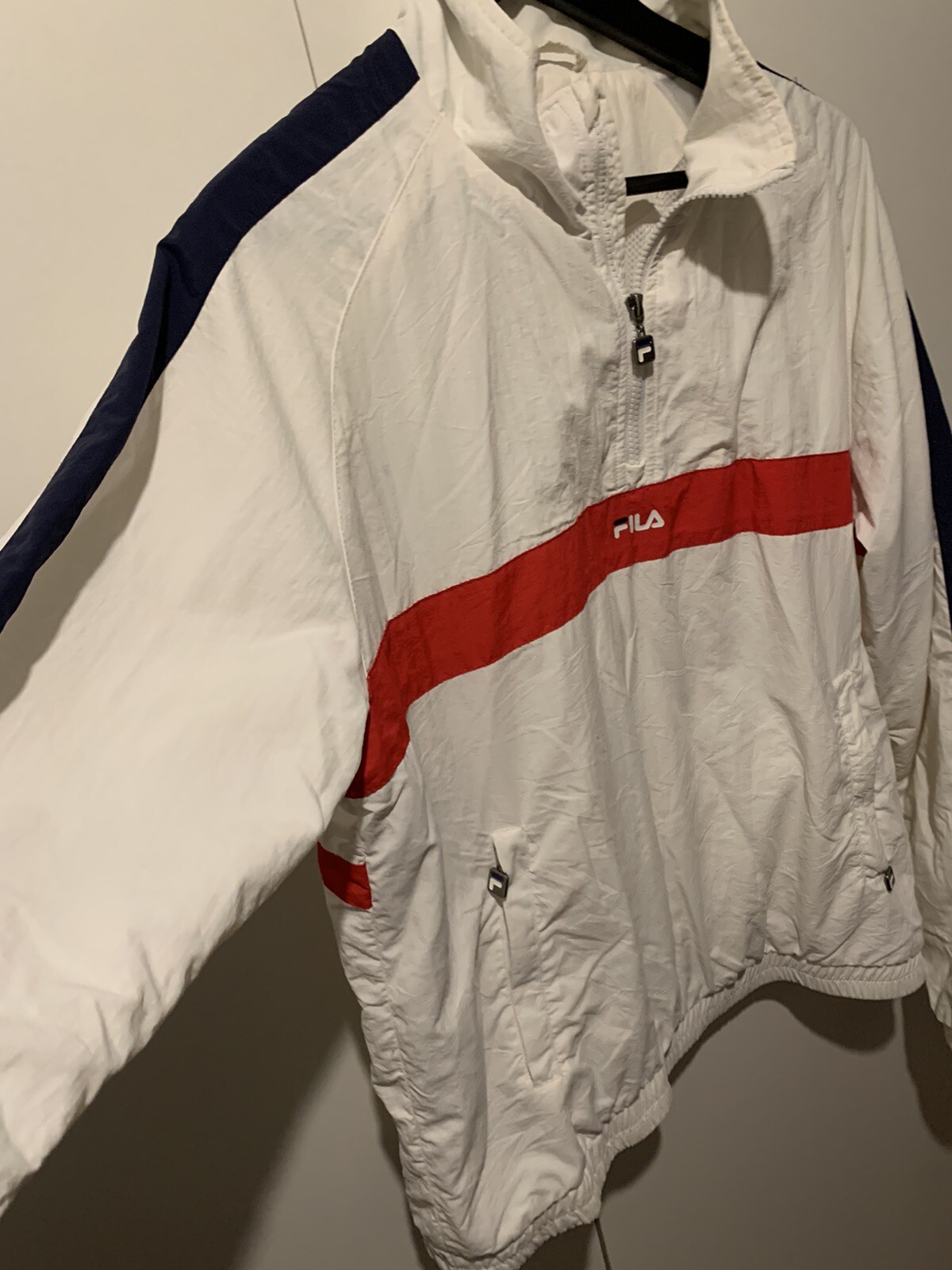 Giacca frangivento Fila taglia M retrò giacca fila